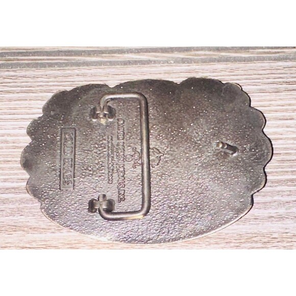 Vintage Article II The Right To Bear Arms Solid Brass Belt Buckle - Picture 2 of 2